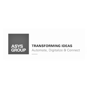 Logo ASYS-Group in schwarz-weiß