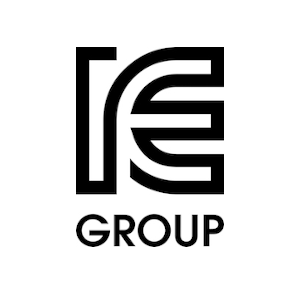Logo IE-Group in schwarz-weiß