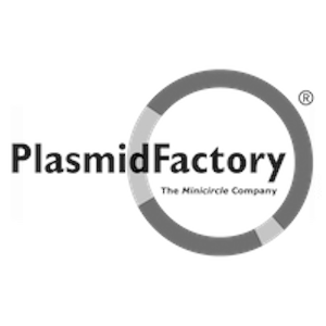 Logo PlasmidFactory in schwarz-weiß
